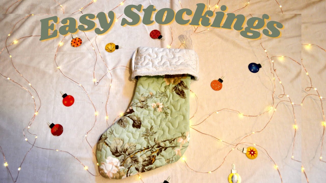 Make a Christmas Stocking From and Old Blanket!
