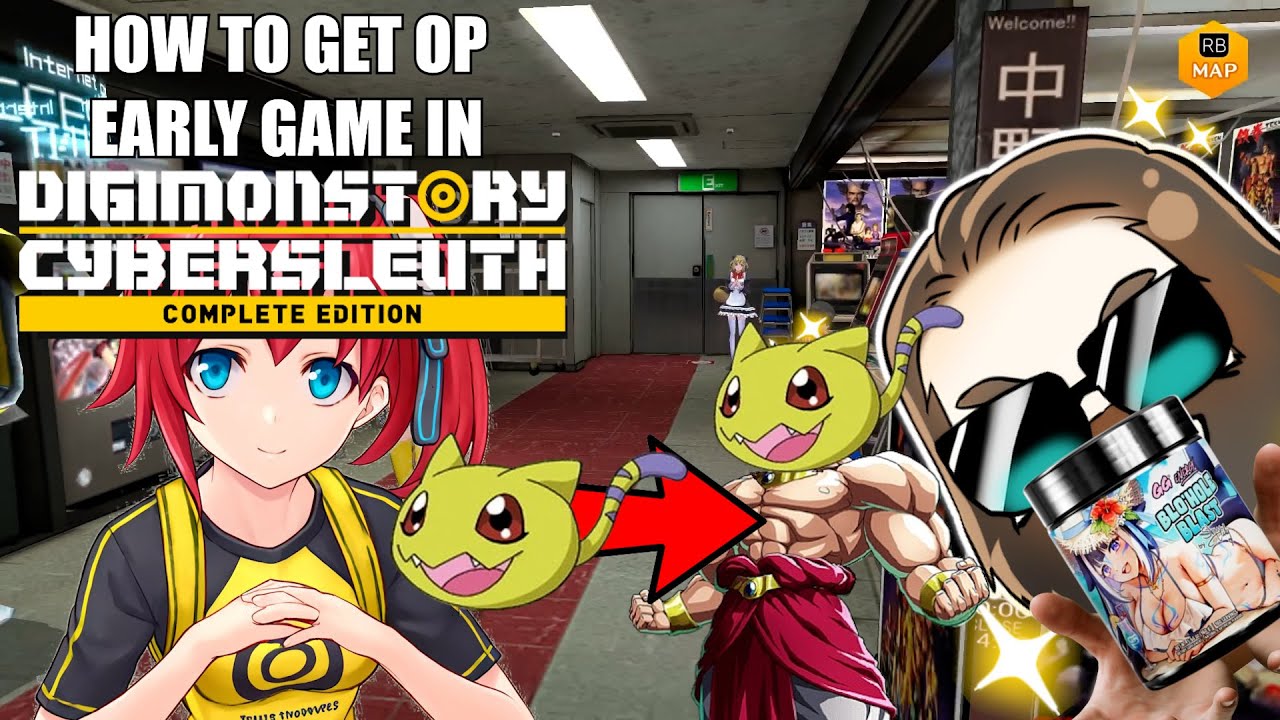 How To Get OP Early Game In Digimon Cyber Sleuth