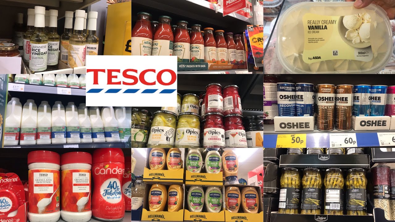 TESCO GROCERY STORE LONDON, NEW IN TESCO FOOD STORE, FOOD SHOPPING HAUL, TESCO HAUL