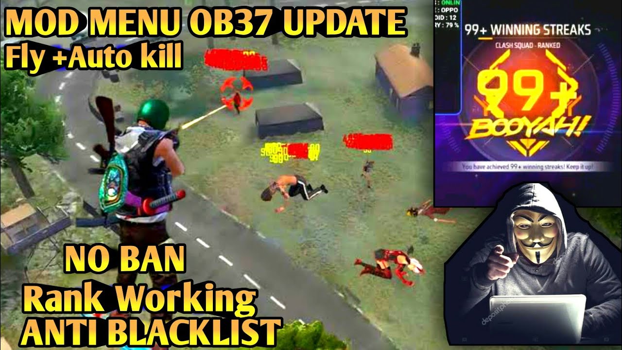 free fire auto kill+fly hack || ob37 update || modmenu hack fly+auto kill Direct link