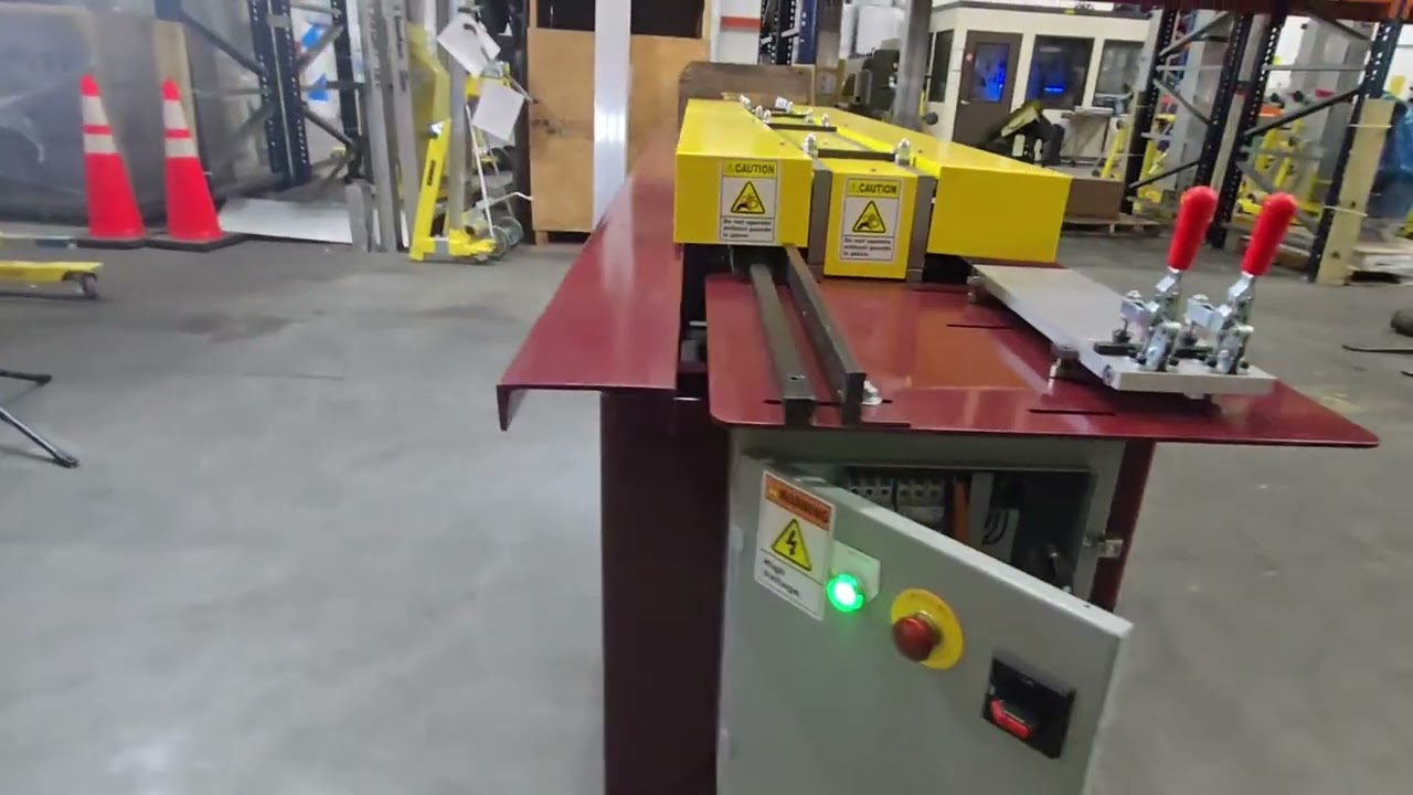 Flagler 14-Station Duct Flange Machine