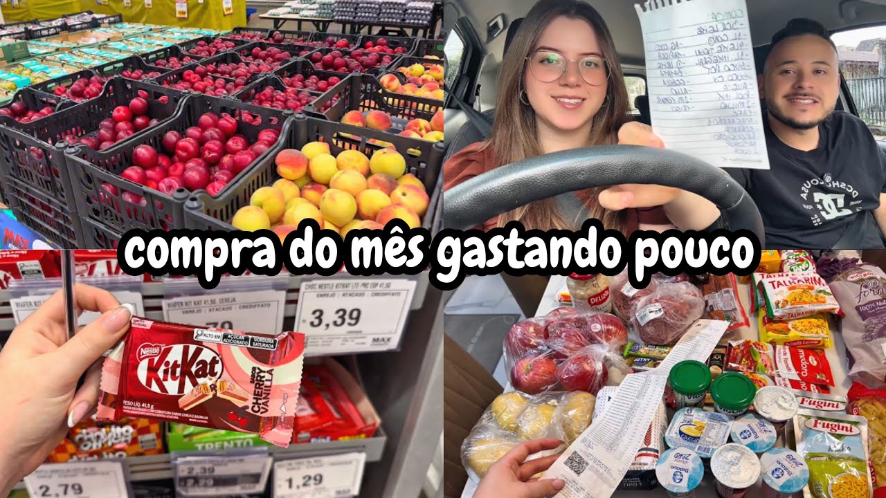 Compra do MÊS gastando POUCO em 2026 | valores e dicas
