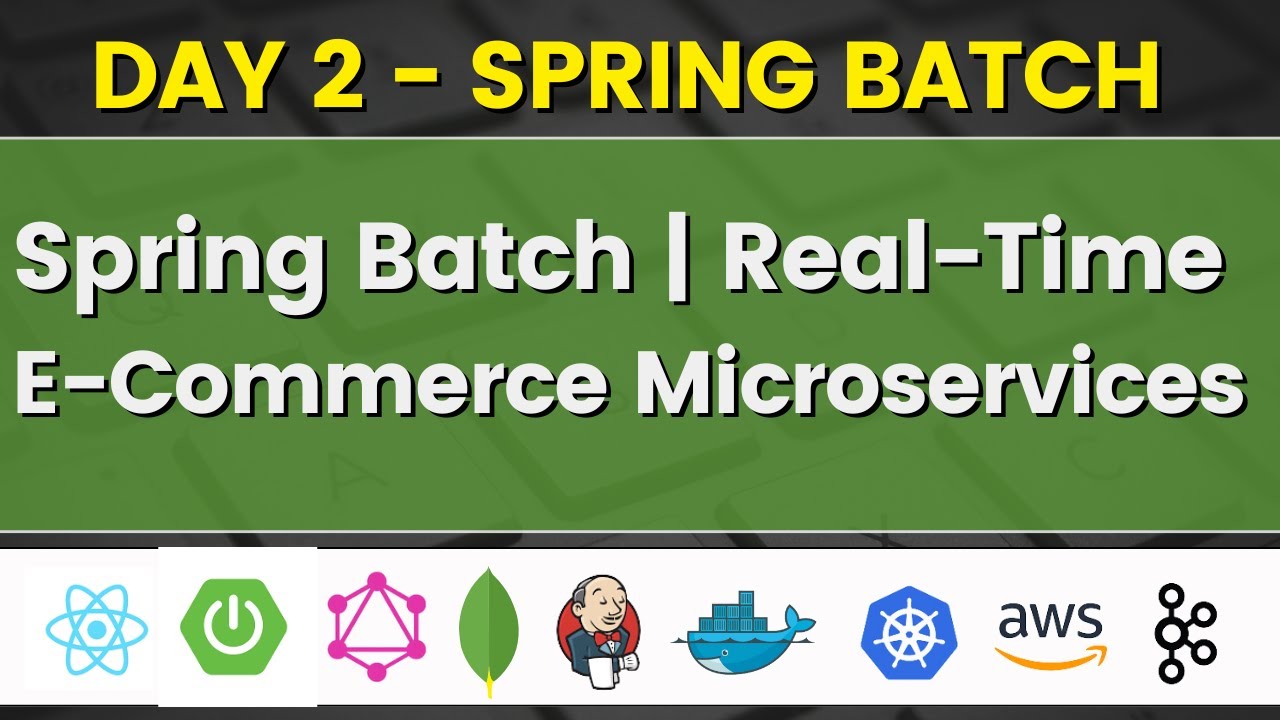 Сессия 2 — Spring Batch в проекте электронной коммерции в реальном времени @JavaExpress