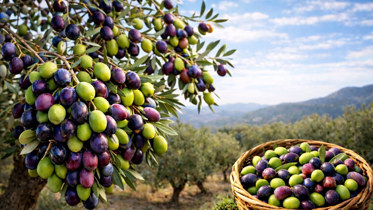 Inside a Heavy Olive Harvest  From Planting to Peak Ripeness