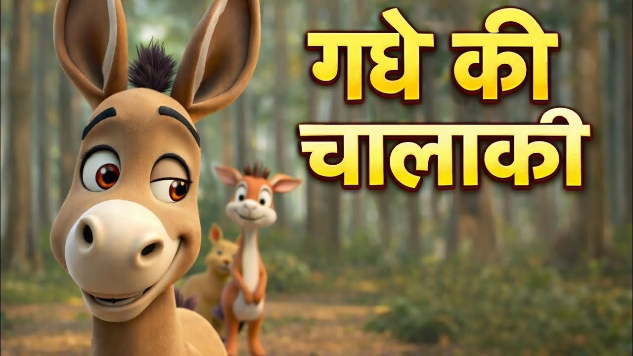 गधे की चालाकी। जंगल की कहानी। motivational story
