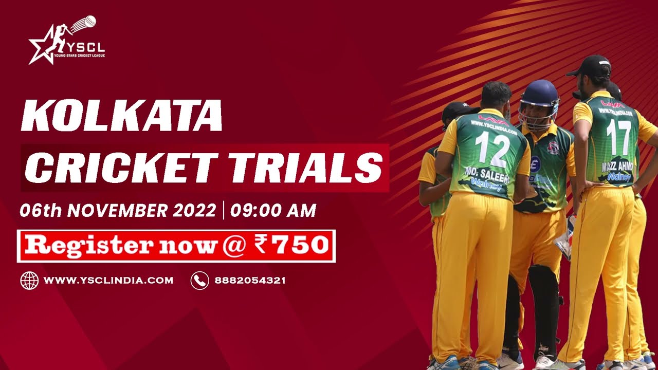 Kolkata Cricket Trials | Biggest Cricket Talent Hunt | Young Stars League | YSCLeague | Cricket