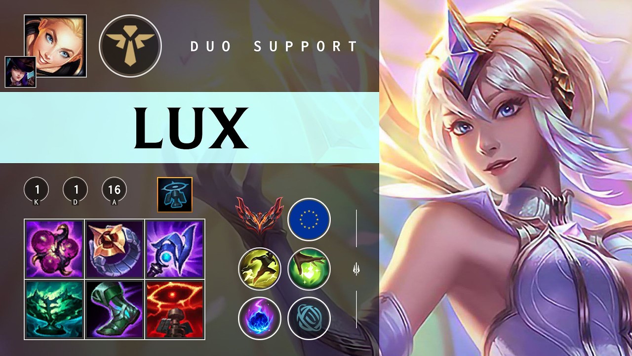 Lux Support vs Lulu - EUW Grandmaster Patch 26.03