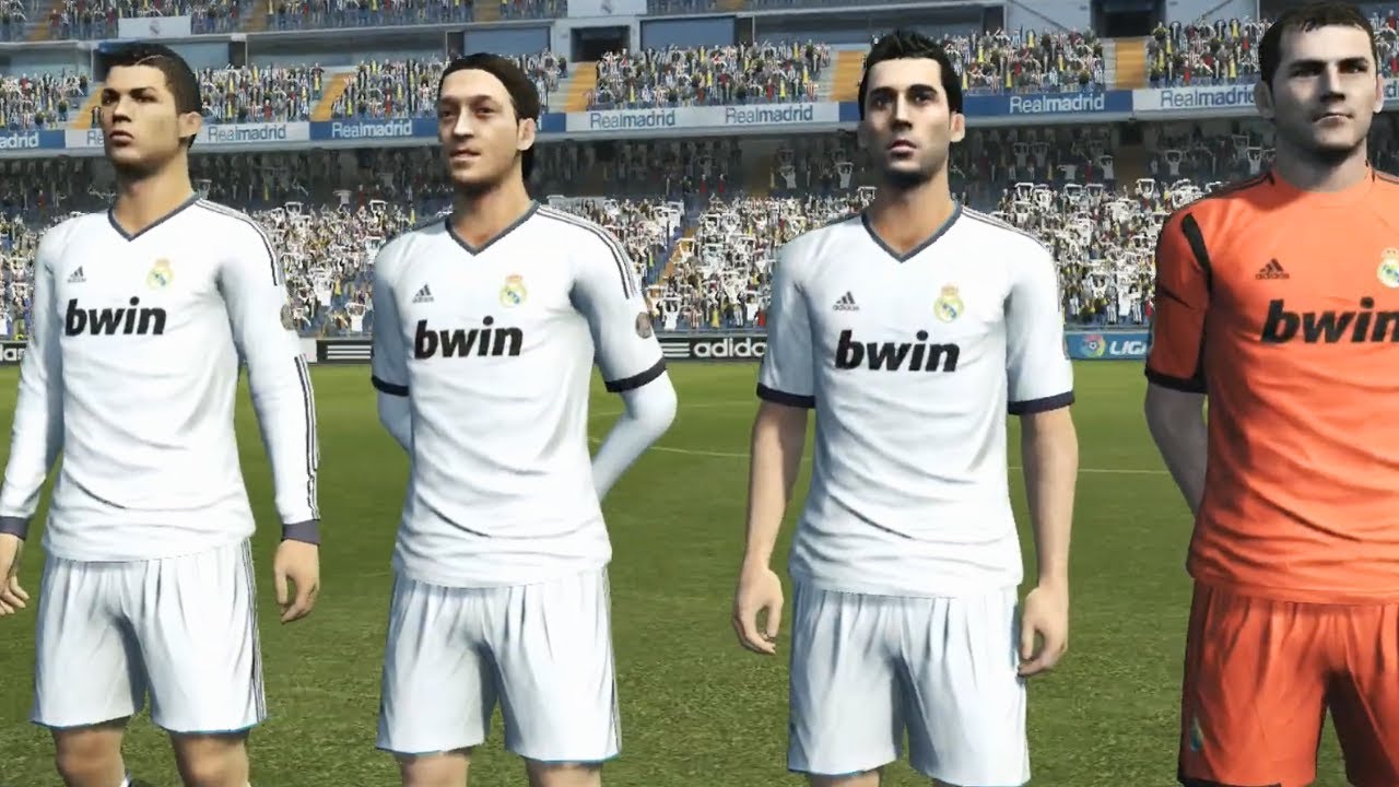Real Madrid vs Barcelona FULL MATCH | PES 2013 AI Simulation Gameplay (CPU vs CPU)