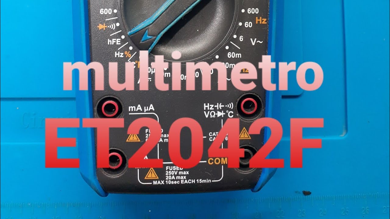 MULTIMETRO MINIPA ET2042F