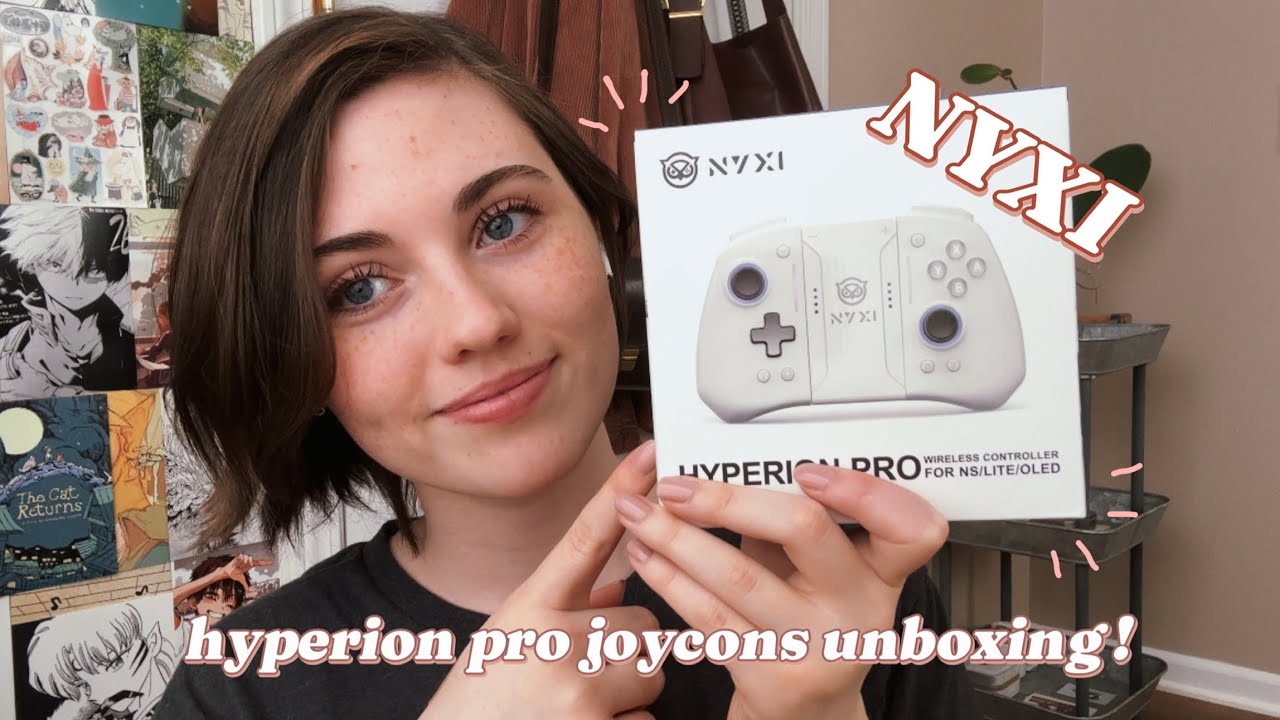 Unboxing pretty switch joycons! NYXI Hyperion Pro (first impressions + gameplay)