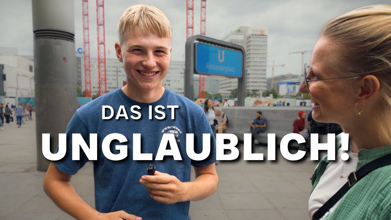 Gott heilt ihn live am Alexanderplatz – und dann passierte DAS...