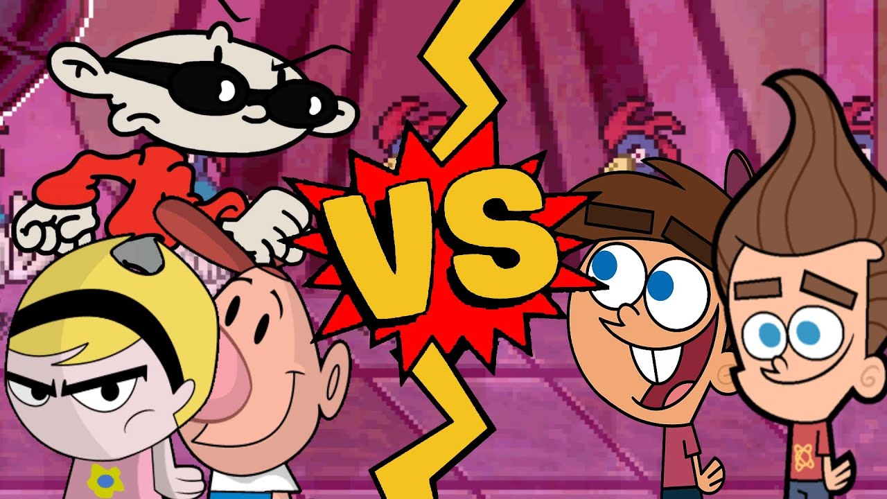 M.U.G.E.N Battles | Billy and Mandy/Numbuh 1 vs Timmy Turner/Jimmy Neutron