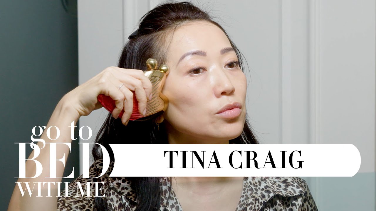 Tina Craig's High-Tech Nighttime Skincare Routine | Go To Bed With Me | Harper's BAZAAR