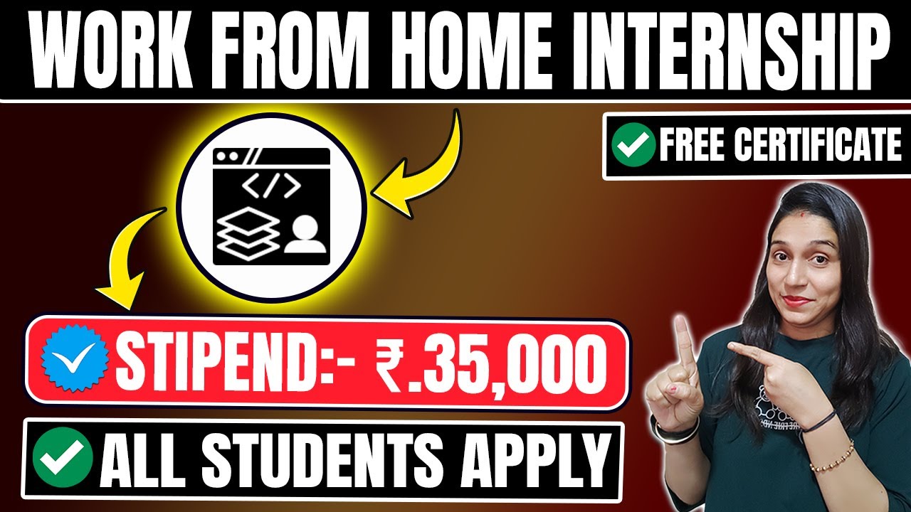 🔴Work From Home Internship | Free Internship With Certificate Online🔥| Full stack development