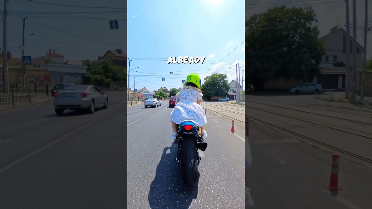 When a girl can&rsquo;t decide what she wants 😅 Slow rides and thrill don&rsquo;t mix! #bikelife #motovlog