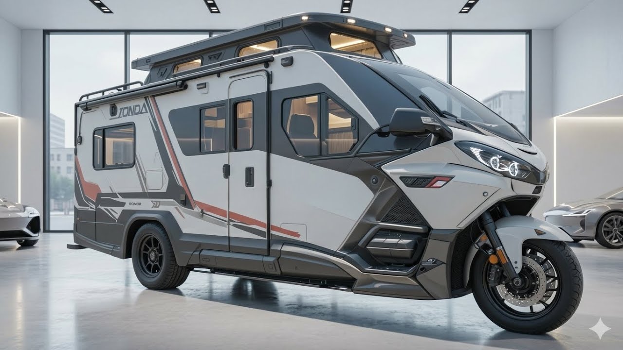 Honda Gold Wing Camper 2026 – The Ultimate Luxury Motorcycle RV Concept 🏍️🏕️