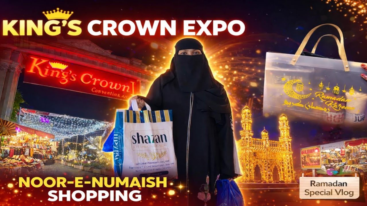 Noor-E-Numaish Expo Hyderabad 2026 😱 Shopping, Stalls & Food | Ramadan Vlog