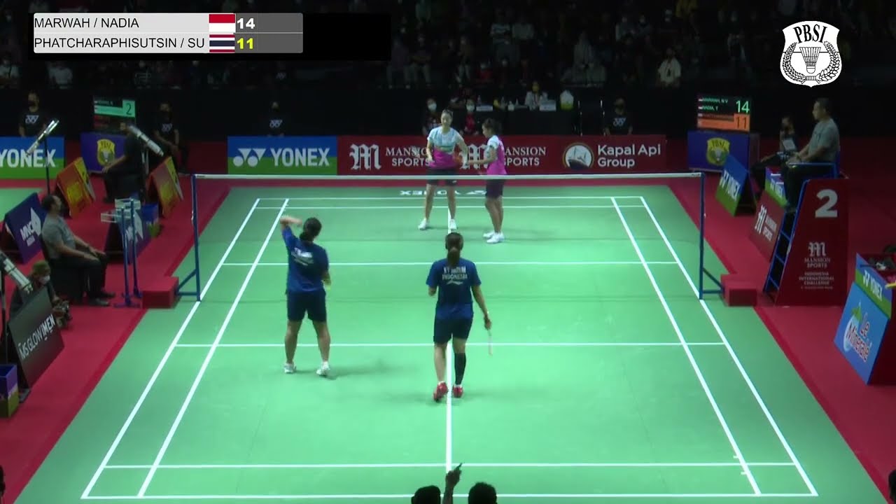 NITA/NADIA (INA) vs PICHAMON/SUKKLAD (THA MANSION SPORTS Indonesia International Challenge 2022