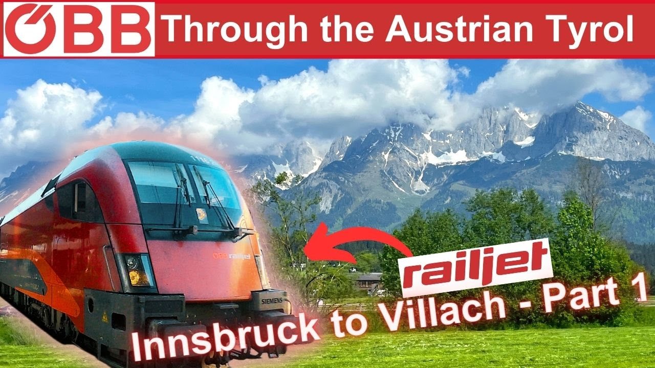 RailJet из Инсбрука в Филлах — Часть 1: Через Тироль в Шварцах-Санкт-Файт