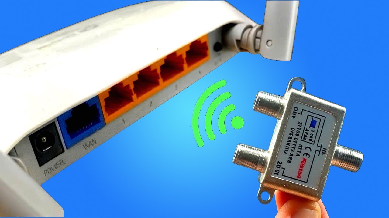 Hidden Power! Putting a Signal Splitter Inside a WiFi Router &ndash; Testing an Unusual Idea