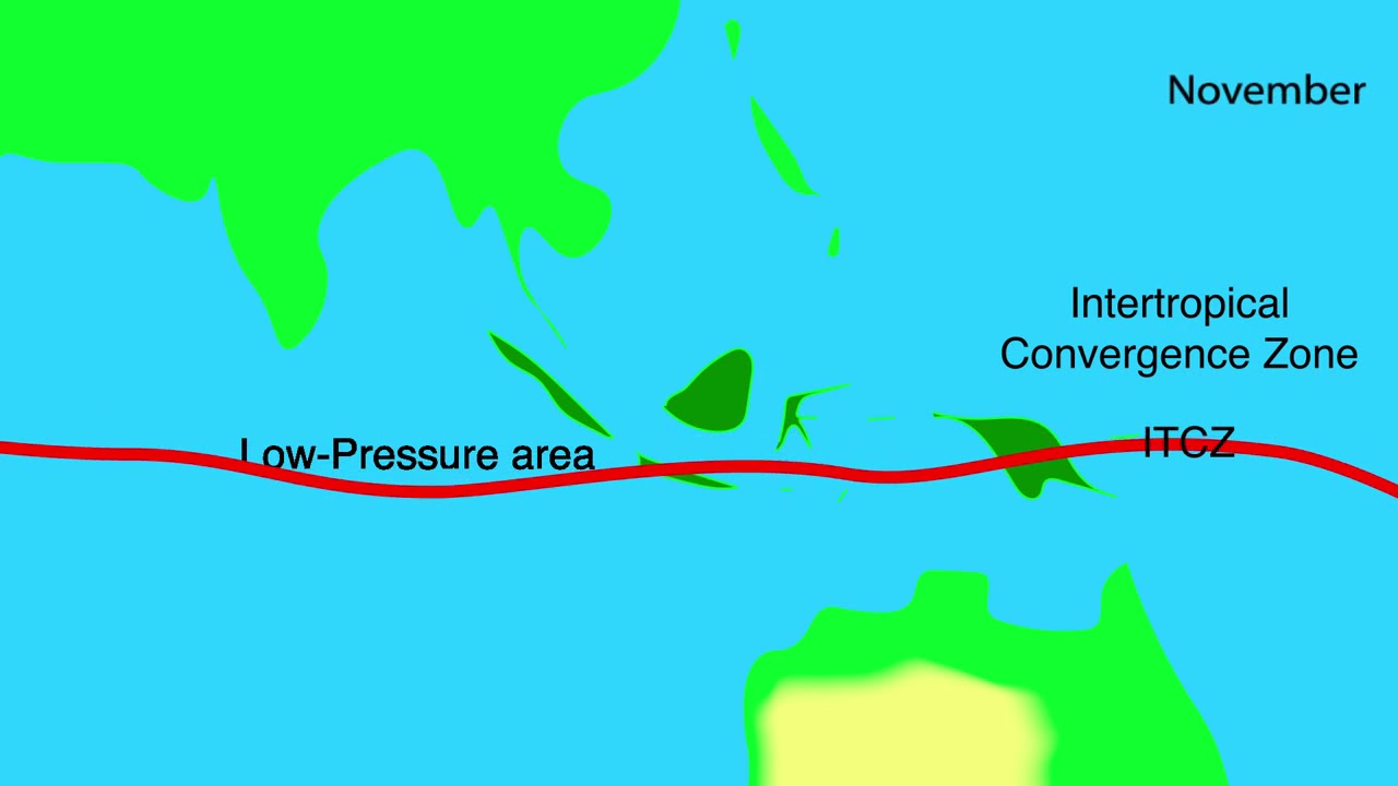 ITCZ Tropical Rainfall