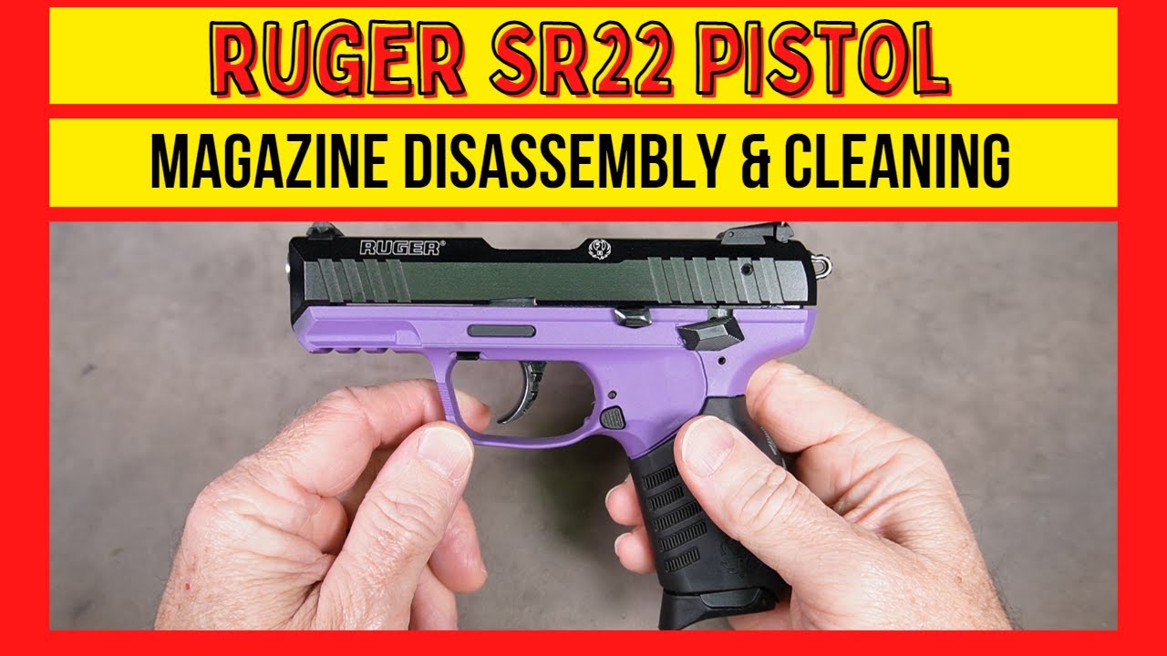 Ruger SR22 Magazine Cleaning Disassembly & Inspection #ruger #guncleaning