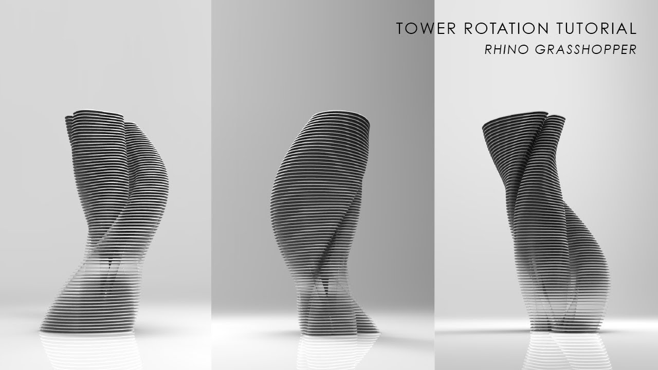 Twin Tower Rotation Rhino Grasshopper Tutorial