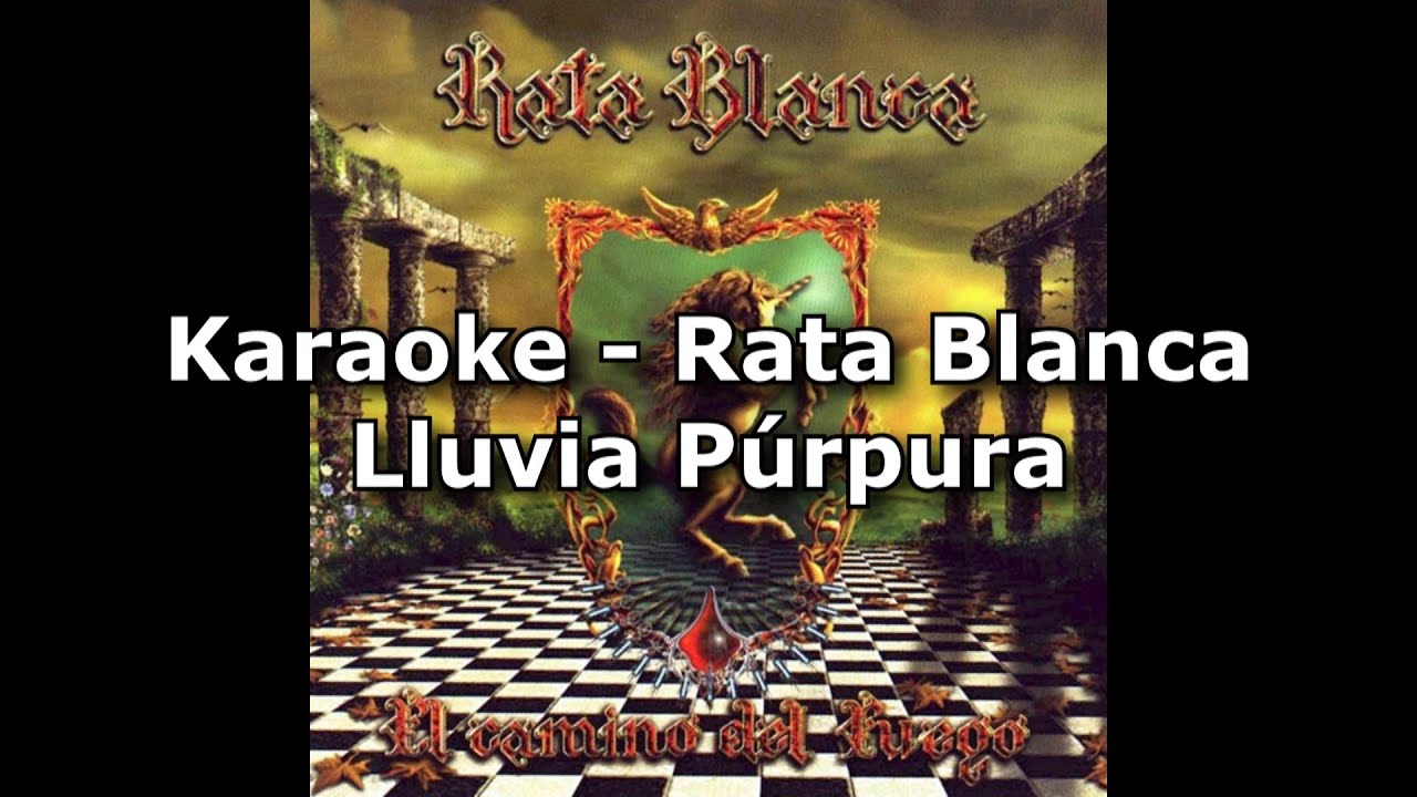Karaoke - Rata Blanca - Lluvia Púrpura