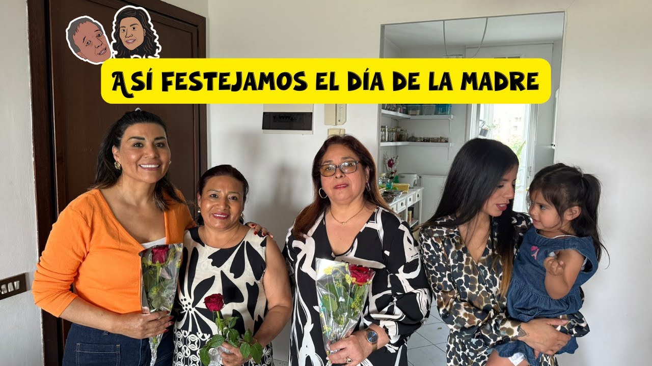Así festejamos el dia de la madre - Una Peruana En Italia + cocine arroz con pollo