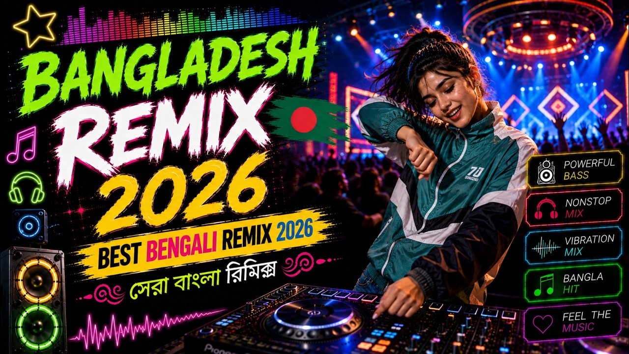 Best Bengali Remix 2026 🚀 Top Bangla DJ Songs | Nonstop Dance Mashup & Club Party Hits