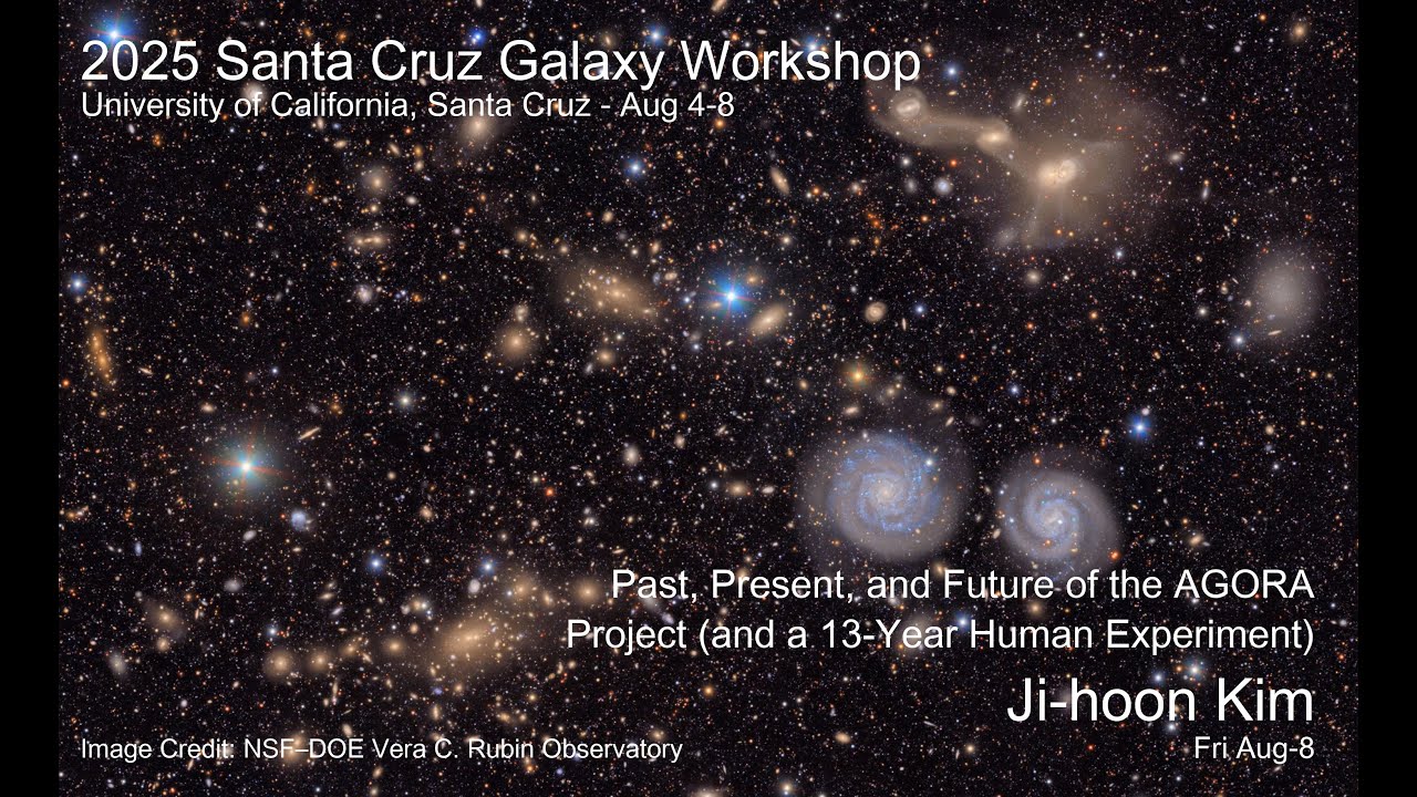 2025 UCSC Galaxy Workshop: Ji-hoon Kim Past, Present, and Future of the AGORA Project...