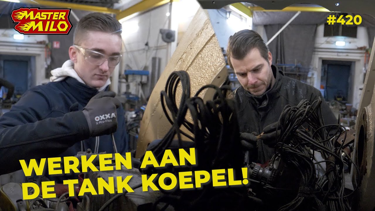 Losse Onderdelen Op Tank Koepel Monteren #420