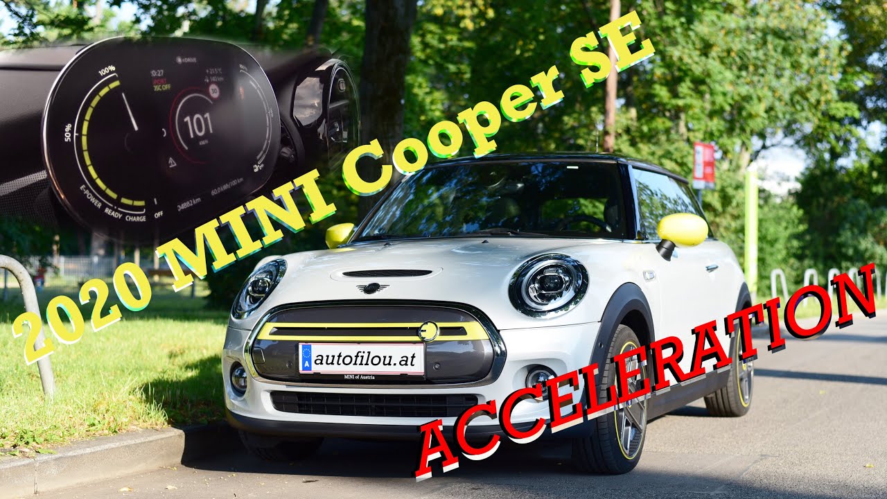2020 MINI Cooper SE - accleration (ALL MODES!!) | autofilou