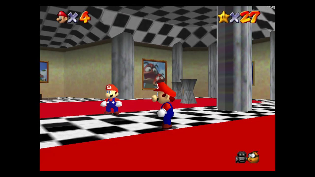 Super Mario 64: The Secret Of The Mirror Room Door