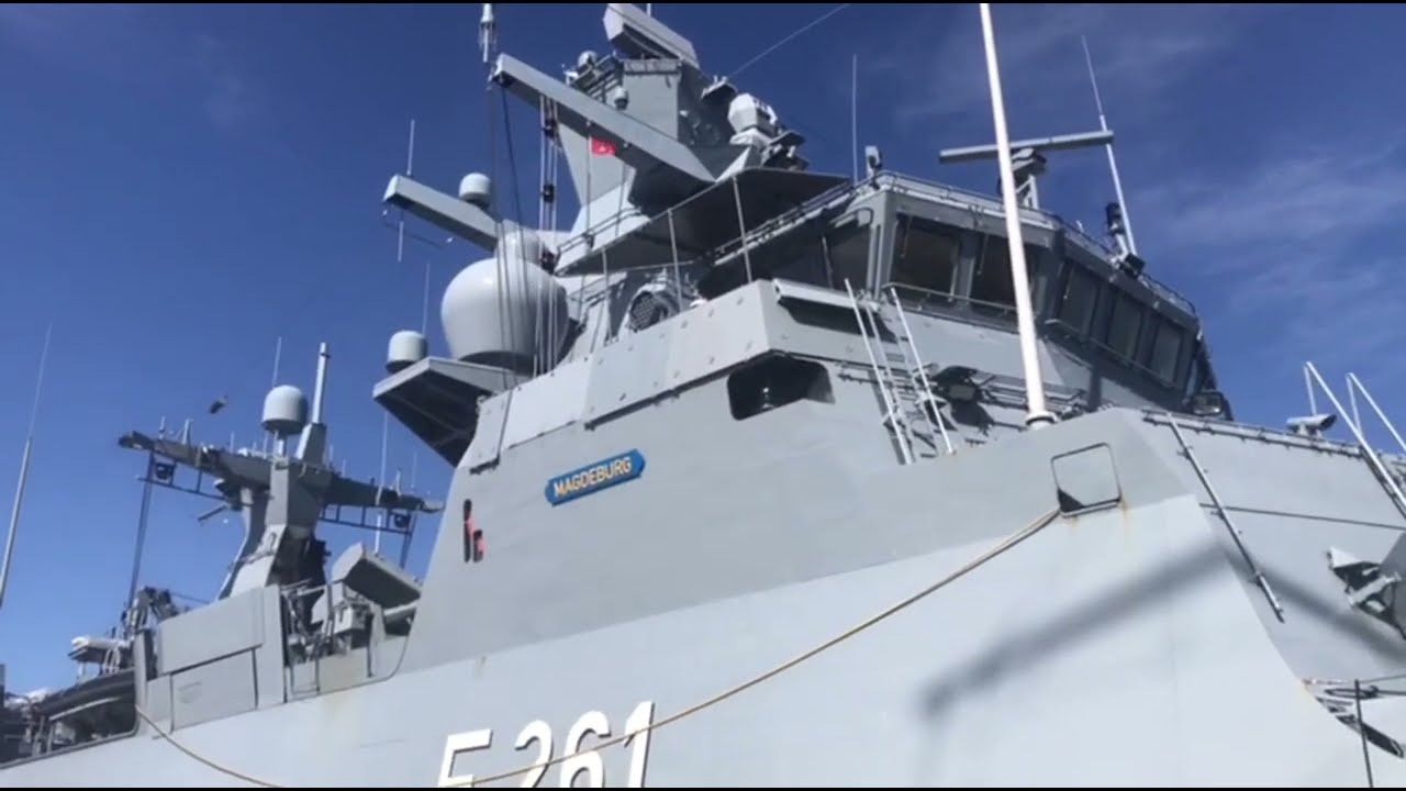 Schiffe der Bundeswehr im Stralsunder Hafen am 29.06 2925 ⛴
