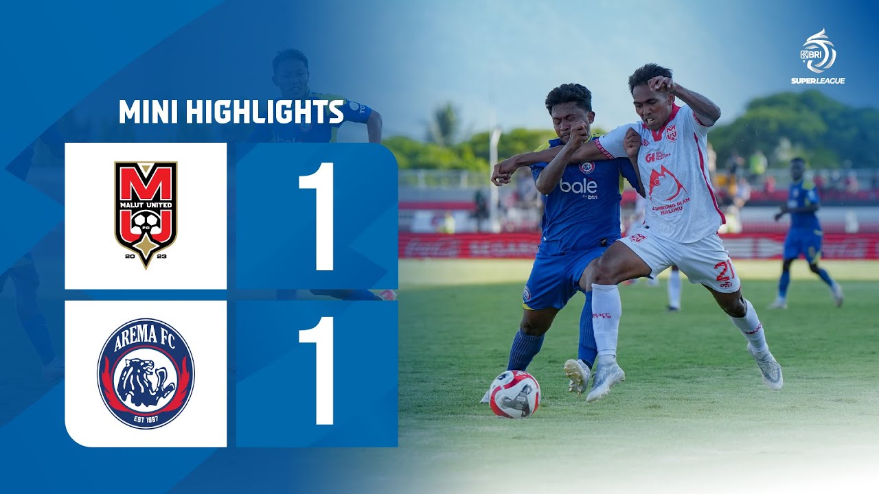 Mini Highlight BRI Super League | MALUT United FC vs AREMA FC | Week 14