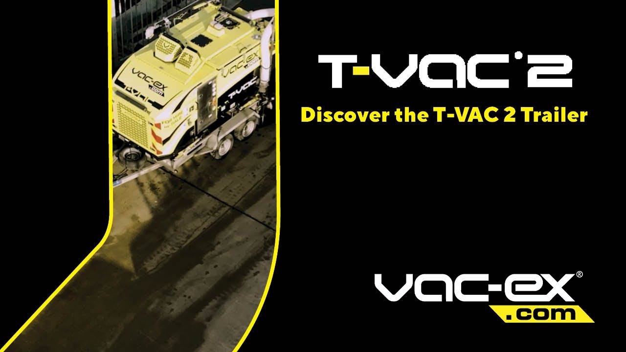 T-VAC 2 Trailer Vacuum Excavator – Compact Power for Safe, Fast Utility & Groundworks