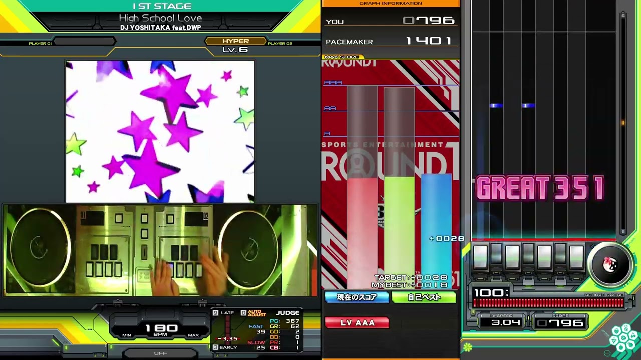 【beatmania IIDX】High School Love(HYPER) / DJ YOSHITAKA feat.DWP