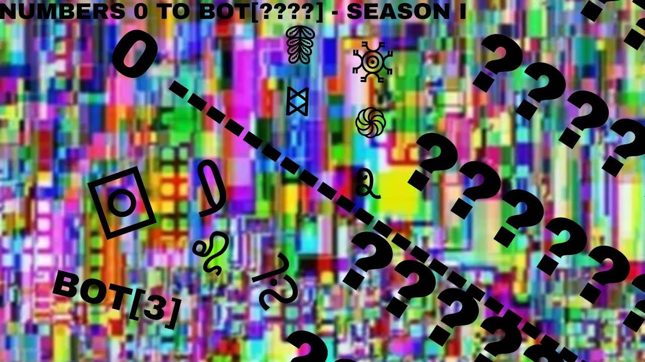 NUMBERS 0 TO BOT[????] - SEASON I - ALL PARTS AND MINI PARTS!