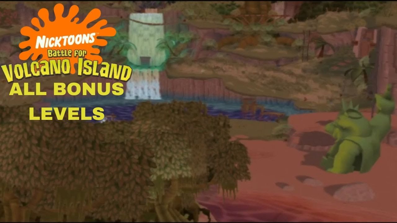 Nicktoons: Battle for Volcano Island All Bonus Levels (PS2)