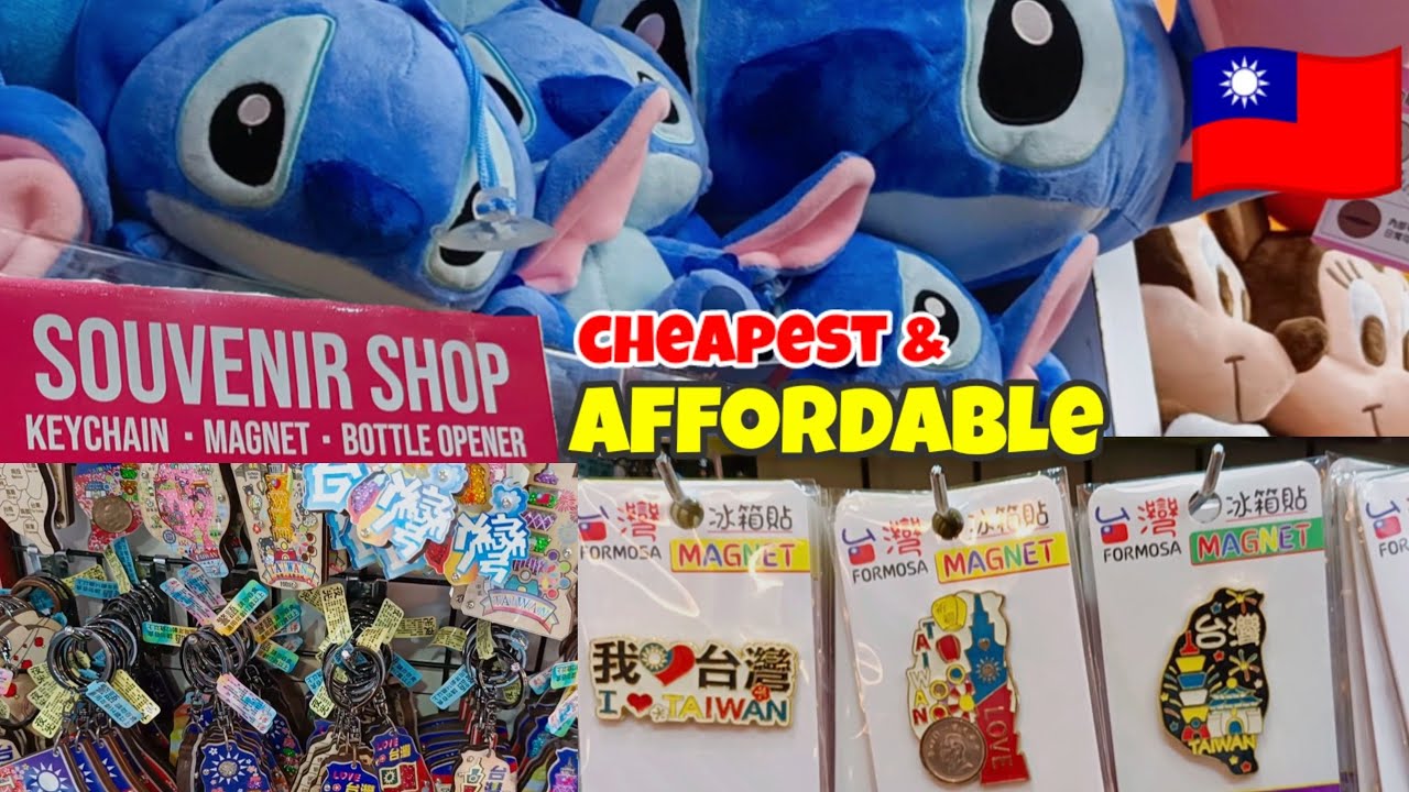 WHERE TO BUY CHEAP SOUVENIRS IN TAIPEI | KEYCHAIN, REF MAGNET, ETC. |  @JOHONA