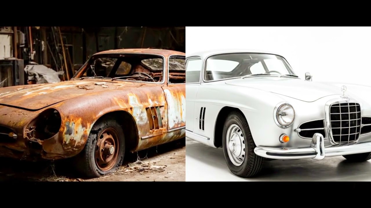 Dead $140M Mercedes 300 SLR Found Rotting in a Barn