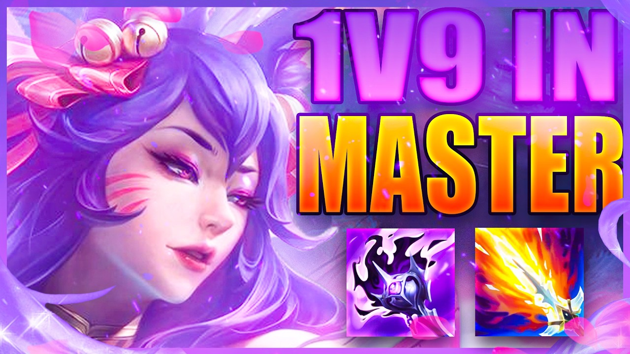 How I Play Ahri to the Limit & 1v9 In MASTER