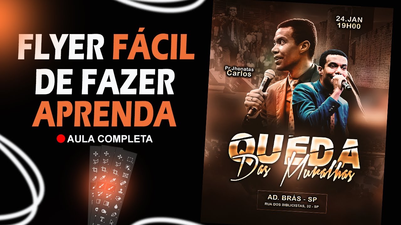 MELHOR Maneira de Fazer FLYERS GOSPEL Rápido e Fácil