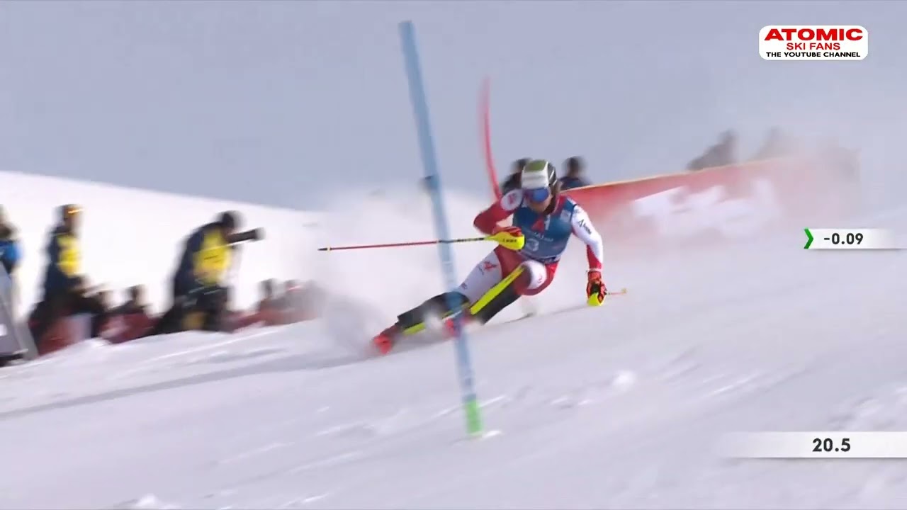 Manuel Feller 🇦🇹 - Gurgl men's slalom, Nov 18, 2023, 1st run #weareskiing @atomic