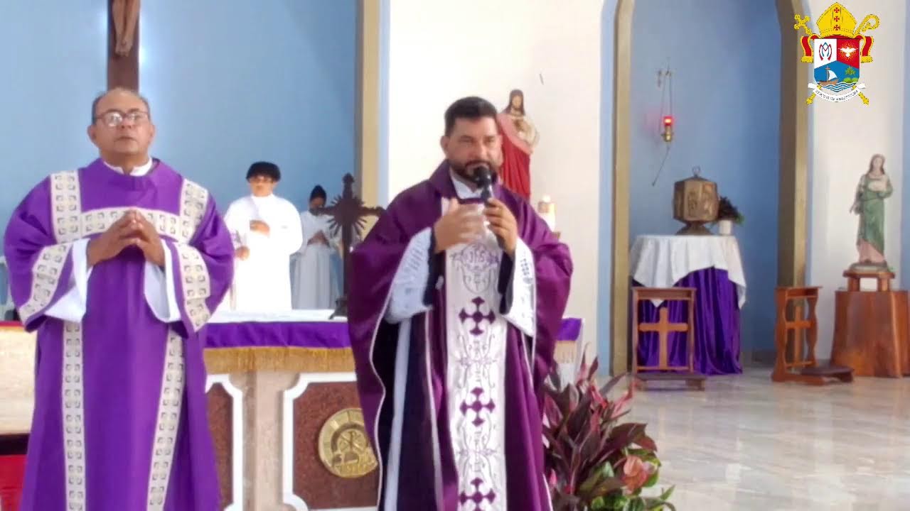 SANTA MISSA 22/02/2026 1° DOMINGO DA QUARESSMA Paróquia Santa Maria