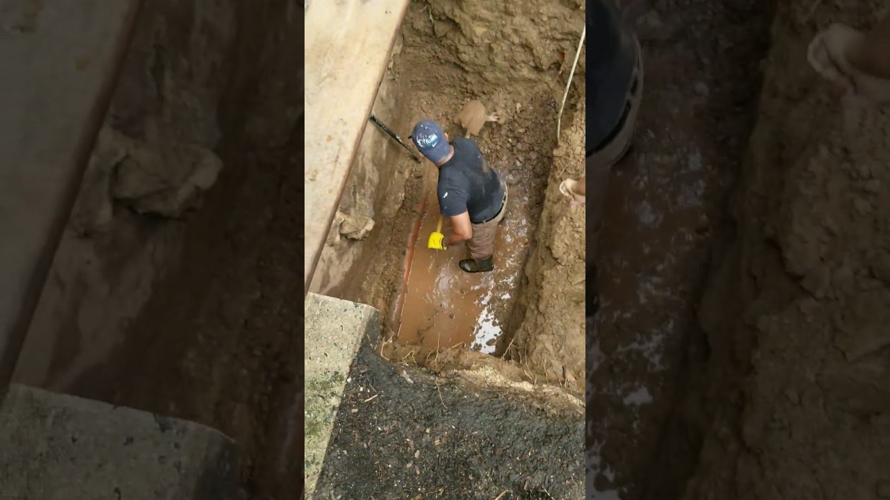 Excavating Around Foundation #excavation