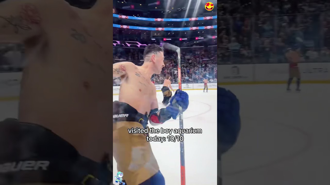 That's Boy Aquarium's pregame vibe - hands off#hocky#nhl #boyaquarium #fyp #hockeytiktoks