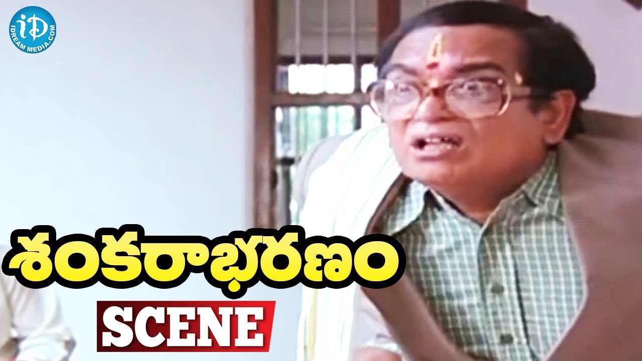 Sankarabharanam Movie Scenes - Rallapalli Comedy || J.V. Somayajulu