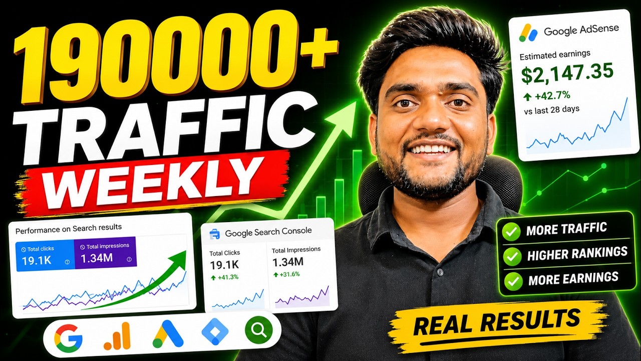 Free Website Traffic 2026 | 100% Organic Traffic From Google